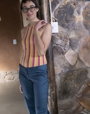 Milf chicks with glasses are undressing to make exciting milf pics