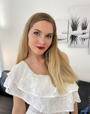 Small tits MILF is going to finger her own pink hole