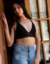 Spring photoshoot with one slender brunette hottie