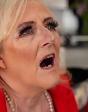 BBC is exactly what this blonde granny ordered today