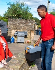 BBC is exactly what this blonde granny ordered today