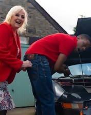 BBC is exactly what this blonde granny ordered today