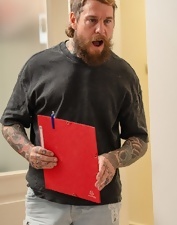 Brunette Sucks And Rides Tattooed Cock