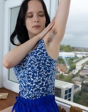 Hairy Pussy Fruit Insertion Solo Gallery