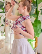 Smooth Pussy Spread And Solo