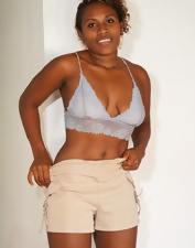 Hairy Bush Spread Solo Tease Pics