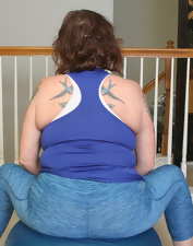 Mature Tattooed Milf Nude Solo Tease Pics