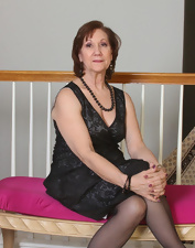 Mature Milf Nude Lingerie Tease Photos