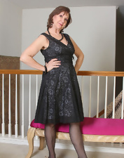 Mature Milf Nude Lingerie Tease Photos